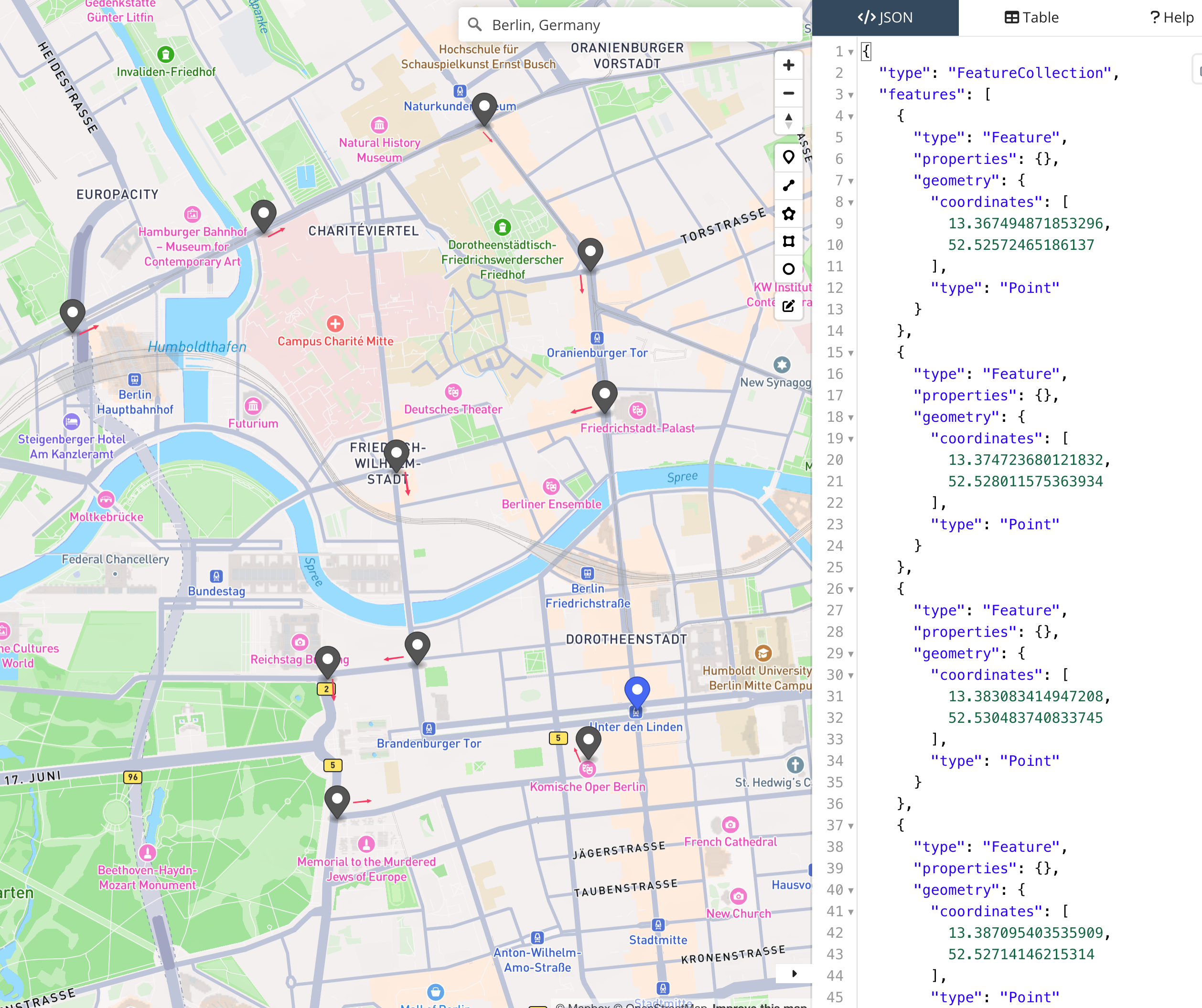 Via-Points Example
